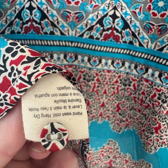 Johnny Was Silk Blouse - Picture 7 of 7